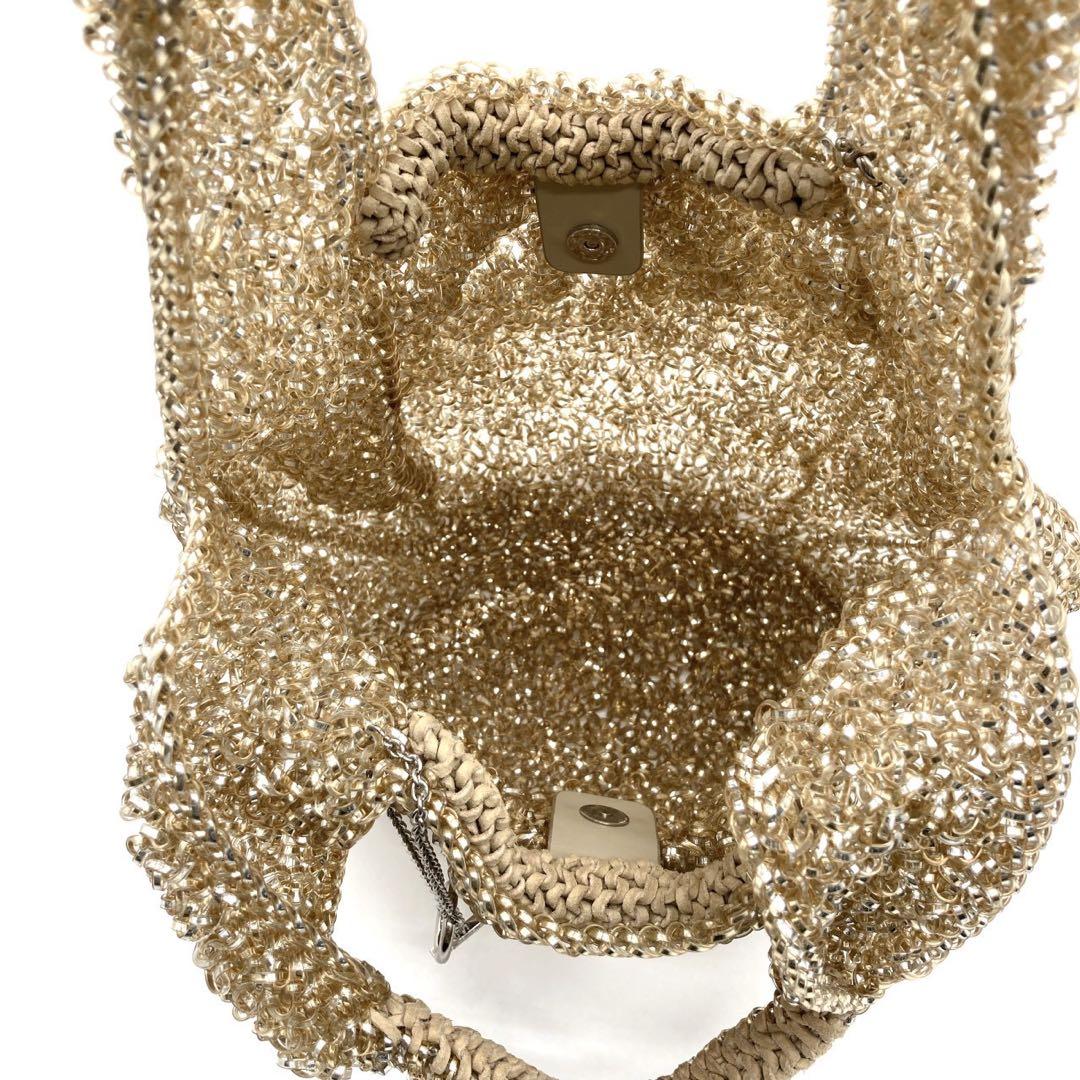 ANTEPRIMA ヴォルーメ　ワイヤー　トートバッグ　ハンドバッグ　チャーム付