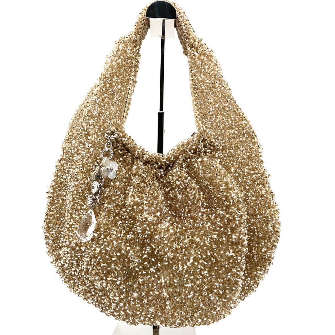 ANTEPRIMA ヴォルーメ　ワイヤー　トートバッグ　ハンドバッグ　チャーム付