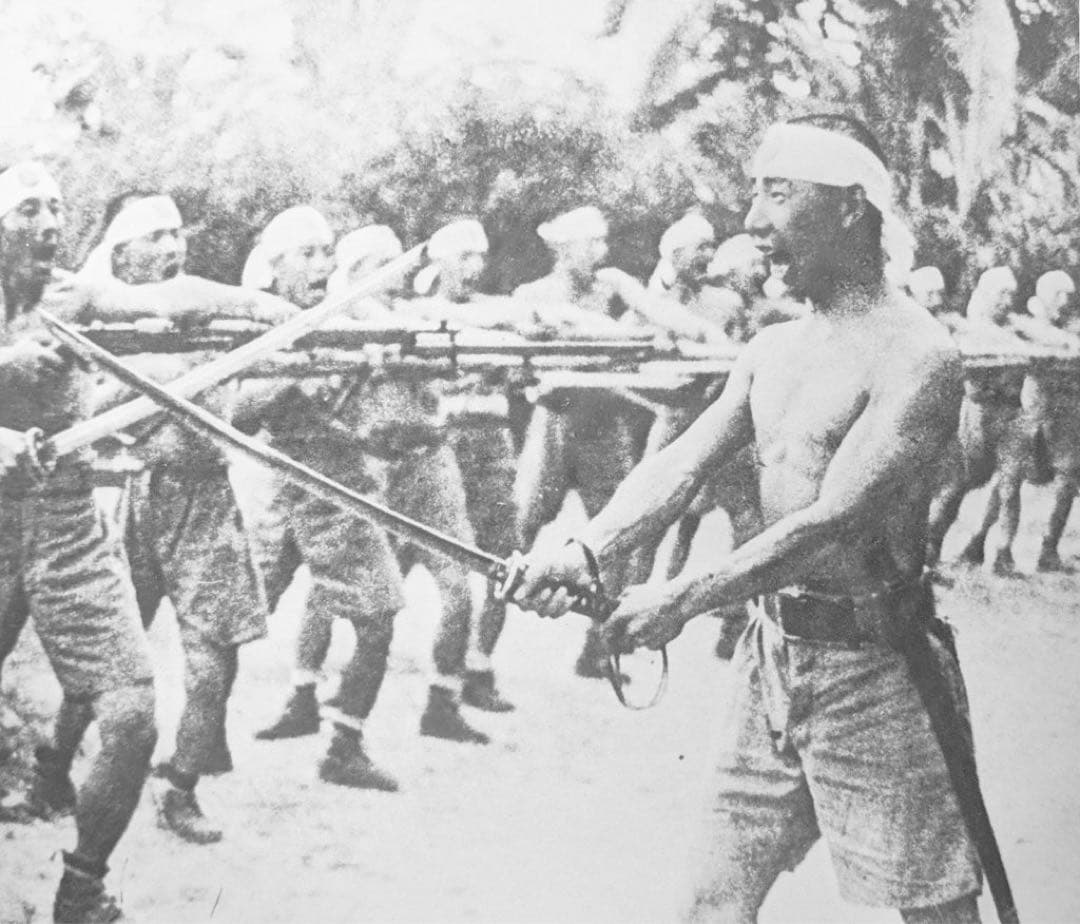 日本陸軍　日本軍　レプリカ　将校　略刀帯　メーカー不詳／Mサイズ　ズベラバンド