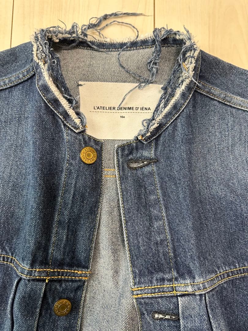 IENA リメイクルーズデニムブルゾン