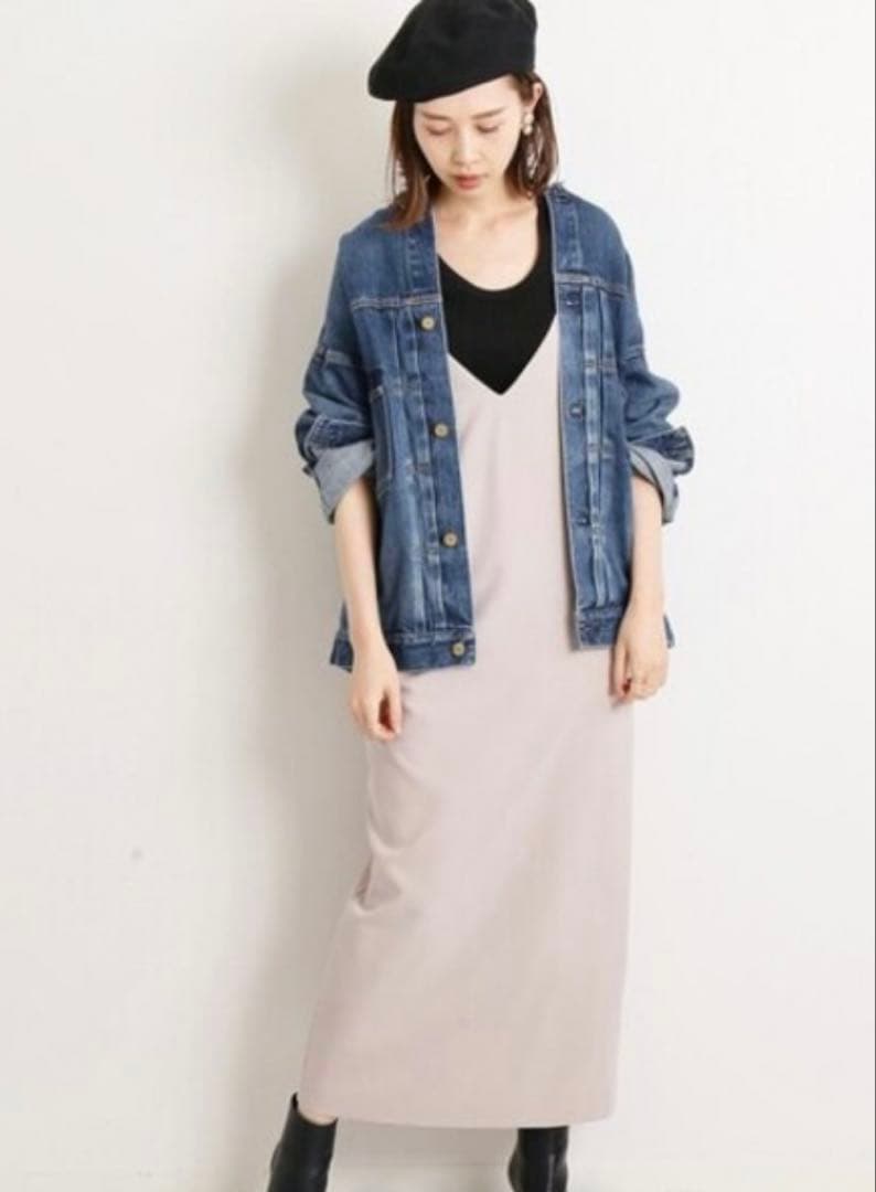 IENA リメイクルーズデニムブルゾン