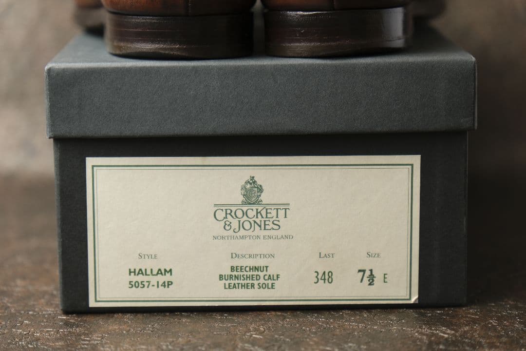 状態良好　クロケットアンドジョーンズ　HALLAM 7.5