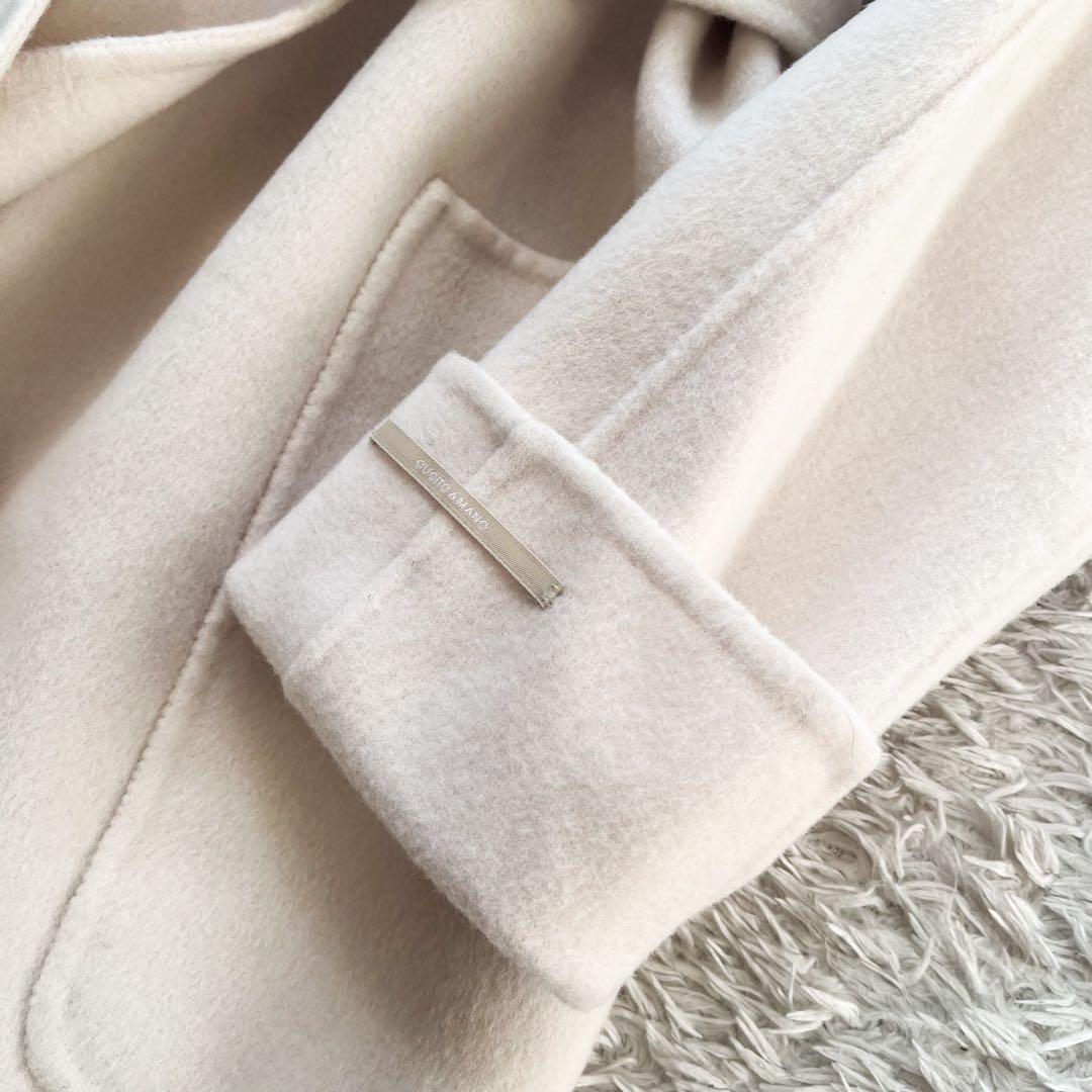 マックスマーラ　クチートアマーノ　ダブルフェイス　ロングコート　ウール　40