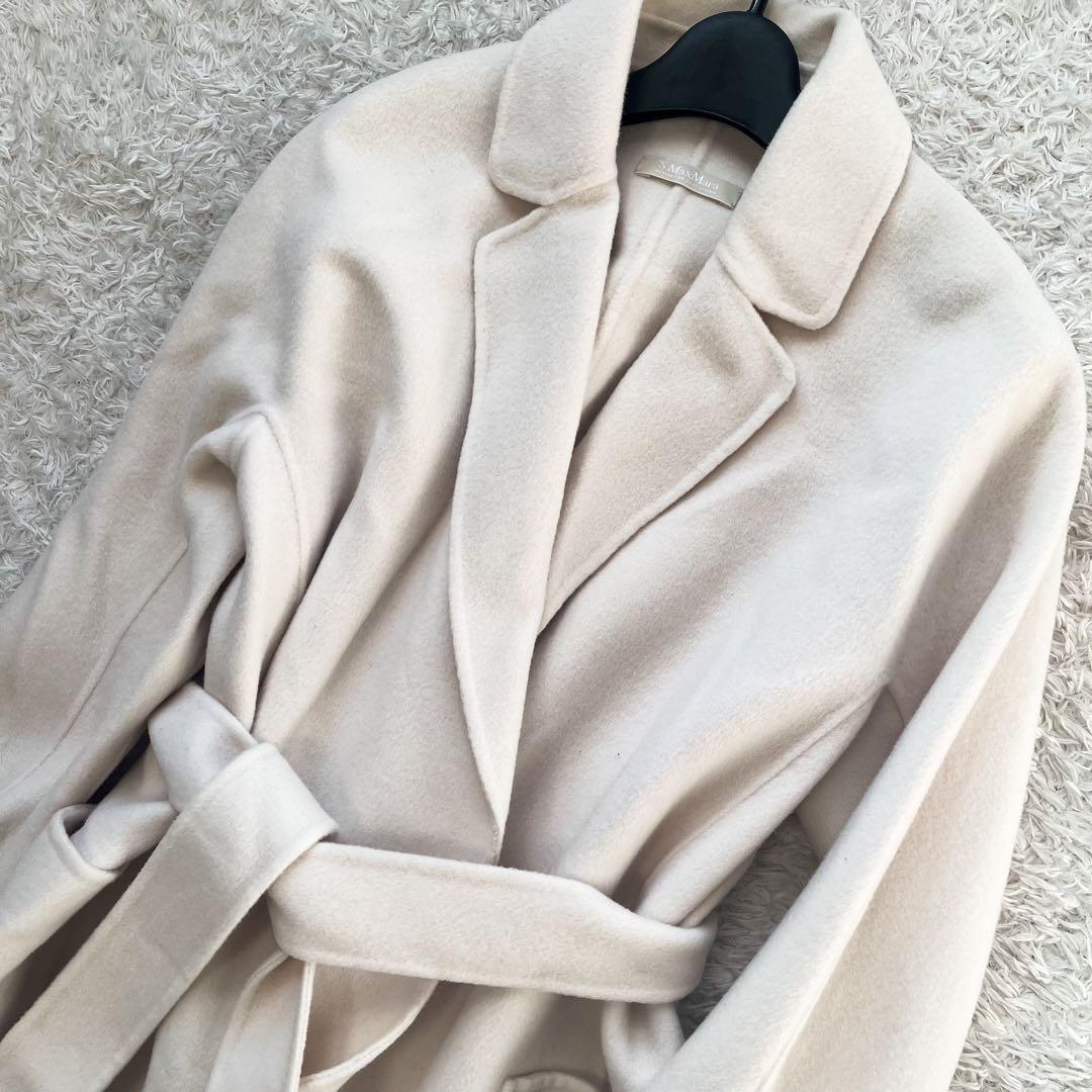 マックスマーラ　クチートアマーノ　ダブルフェイス　ロングコート　ウール　40