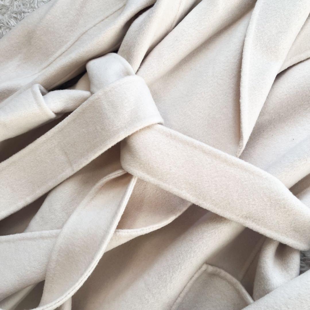 マックスマーラ　クチートアマーノ　ダブルフェイス　ロングコート　ウール　40