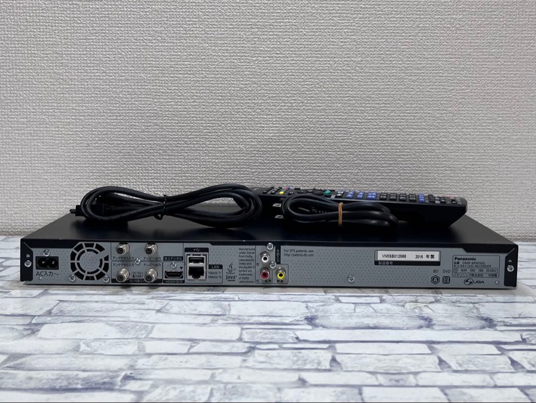 4K 2番組録画 パナソニック　ブルーレイレコーダー　DMR-BRW500