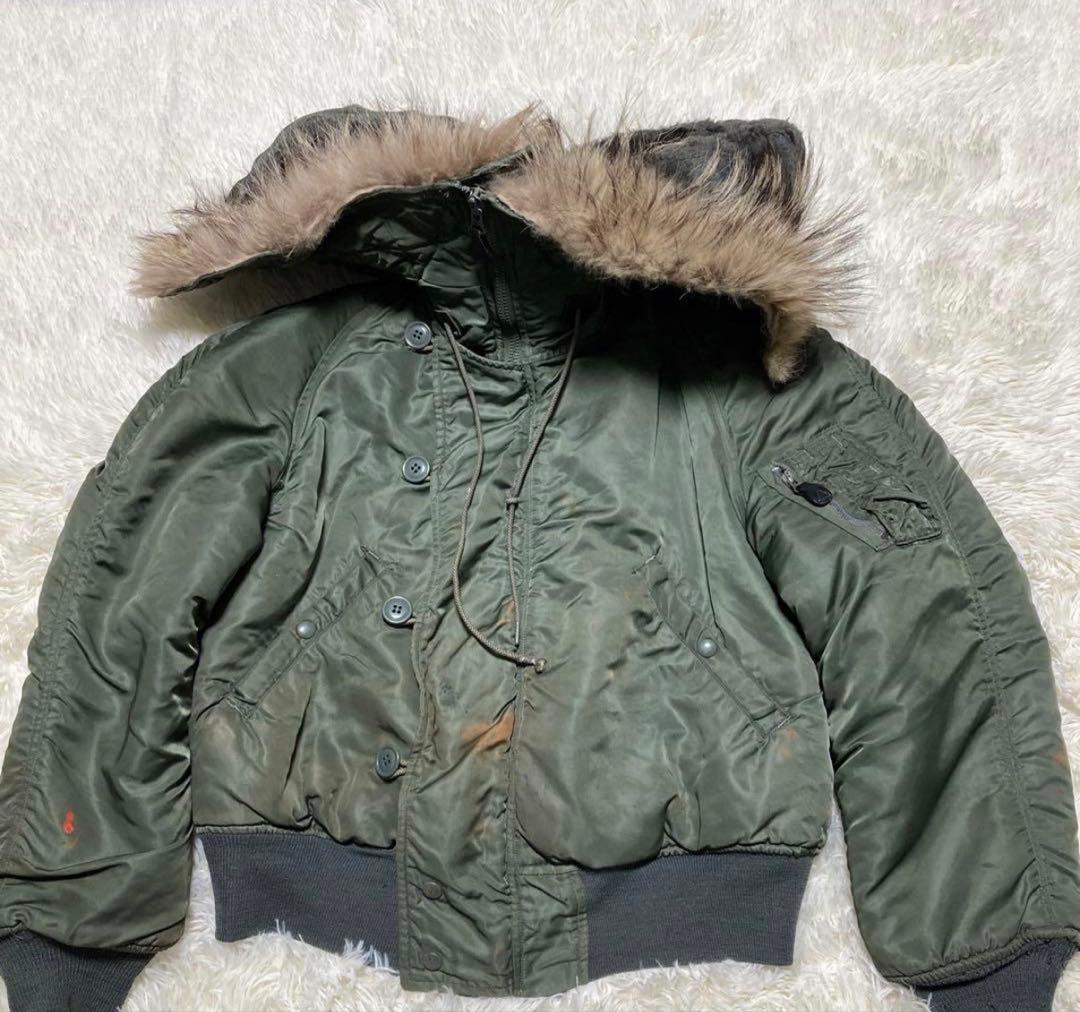 実物　希少　黒タグ　アルファインダストリーズ　N-2B 1964年度　M