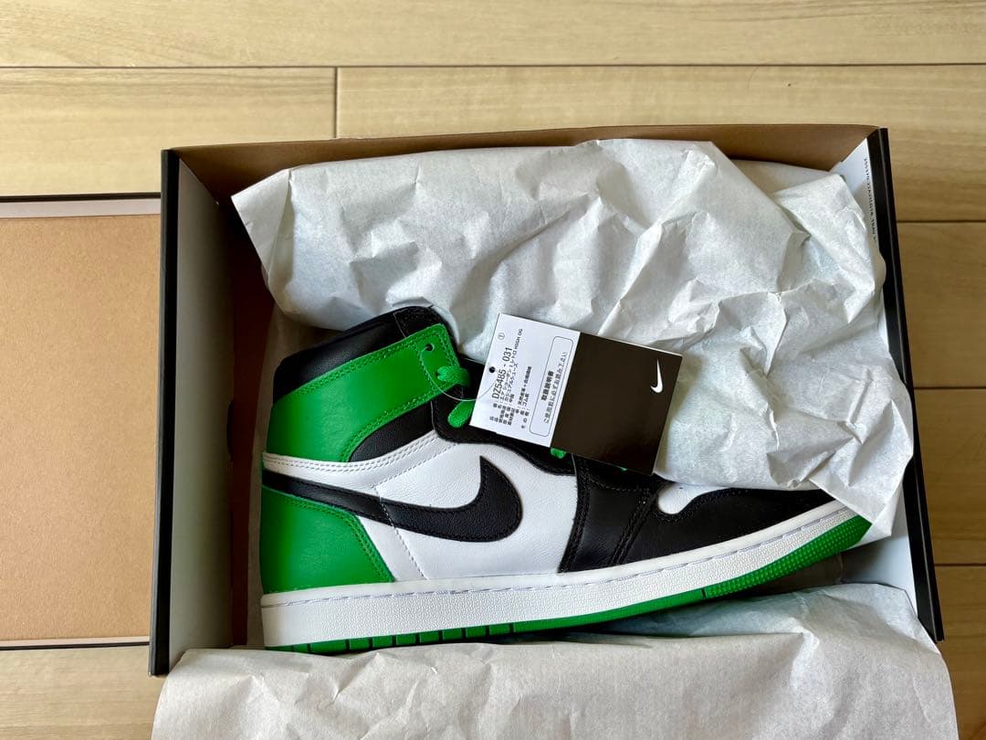 箱付新品未使用ナイキエアジョーダン1 RETRO HIGH OG celtics
