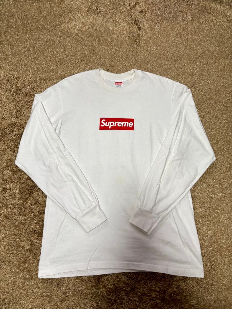 本物　オンライン購入Supreme Box Logo L/S Tee 納品書原本