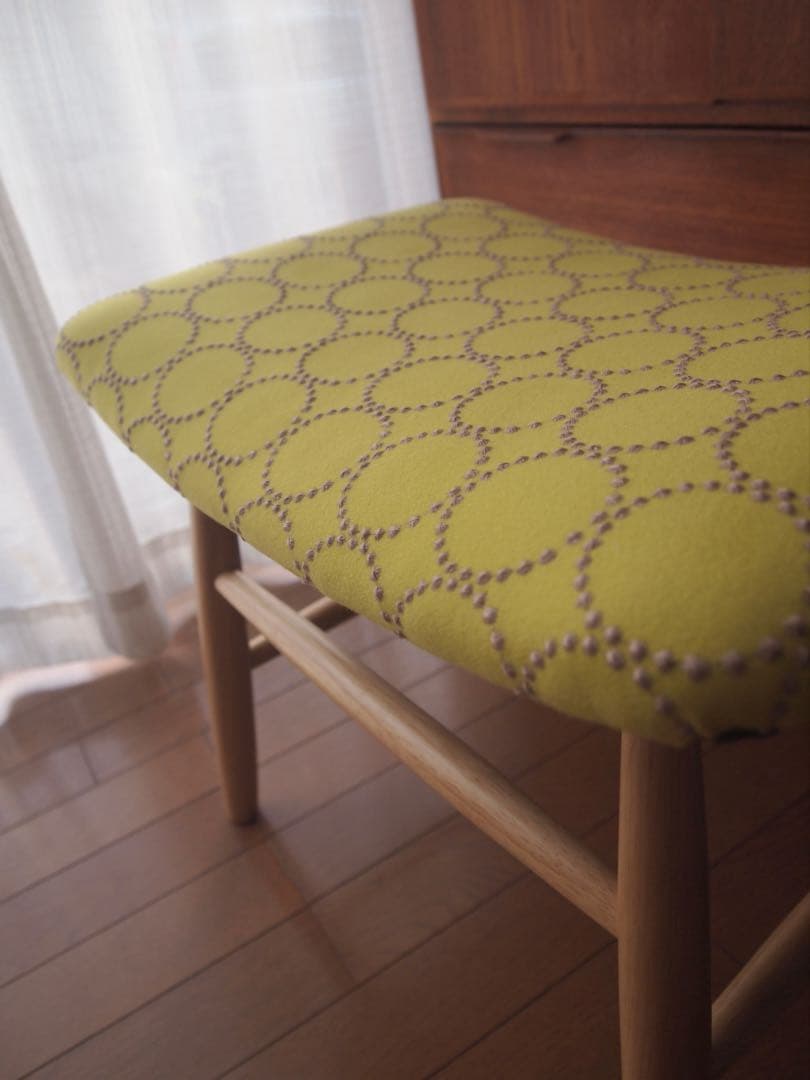 ミナペルホネン ハンドメイド スツール タンバリン dop 生地 ベンチ チェア