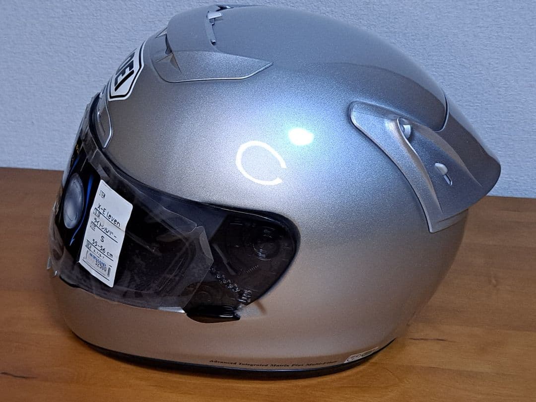 【未使用】SHOEI X-Eleven ヘルメット S ライトシルバー