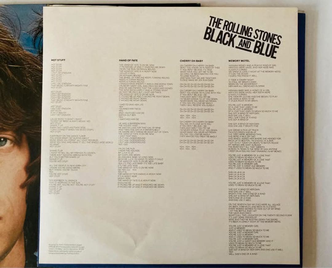 Rolling Stones Black and Blue LP 青127