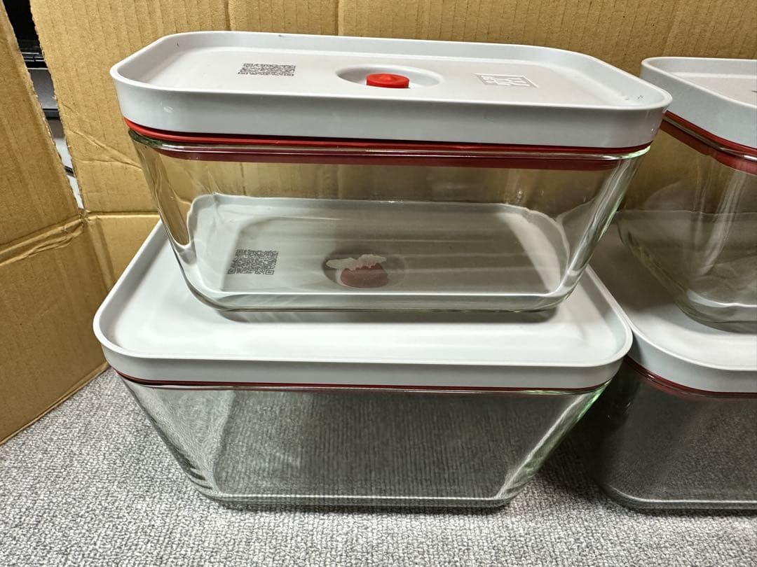 ZWILLING ツヴィリング 真空保存ポンプ＆コンテナ5個セット