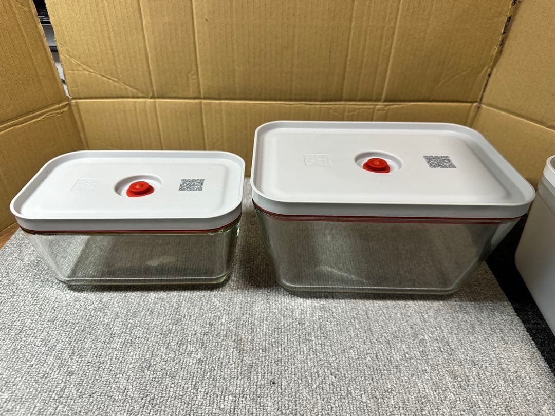 ZWILLING ツヴィリング 真空保存ポンプ＆コンテナ5個セット