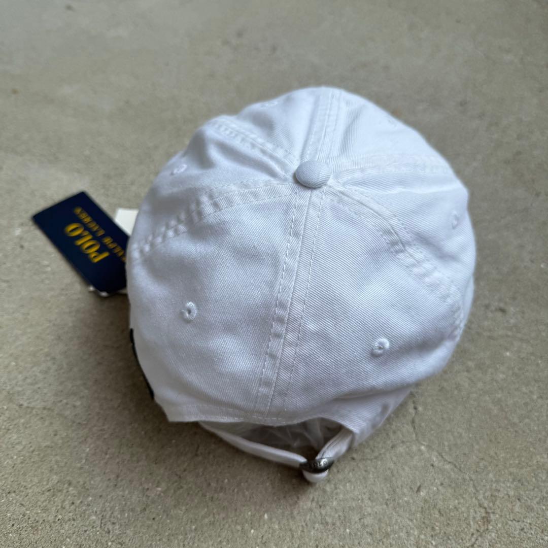 ポロラルフローレン　ラルフズコーヒー　キャップ　帽子　白　ホワイト