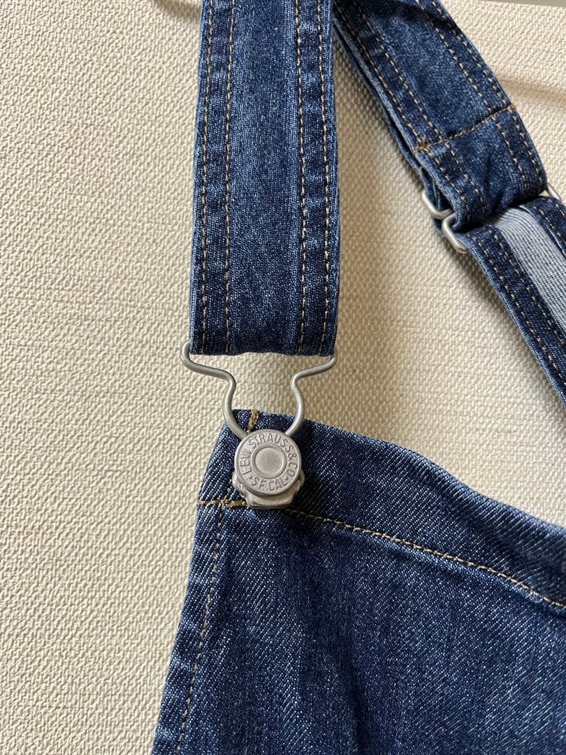 希少サイズ Levi's リーバイス デニムオーバーオール レディース 22W