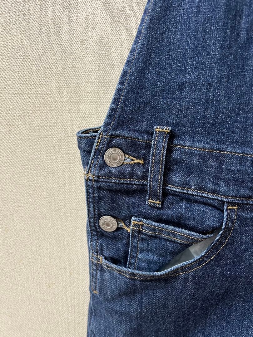 希少サイズ Levi's リーバイス デニムオーバーオール レディース 22W