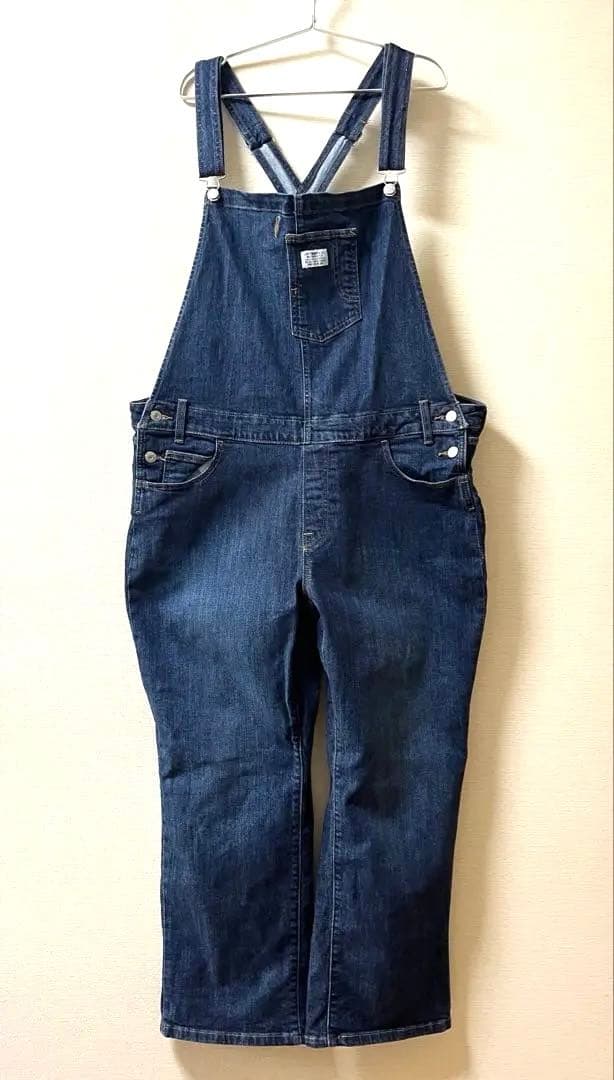 希少サイズ Levi's リーバイス デニムオーバーオール レディース 22W