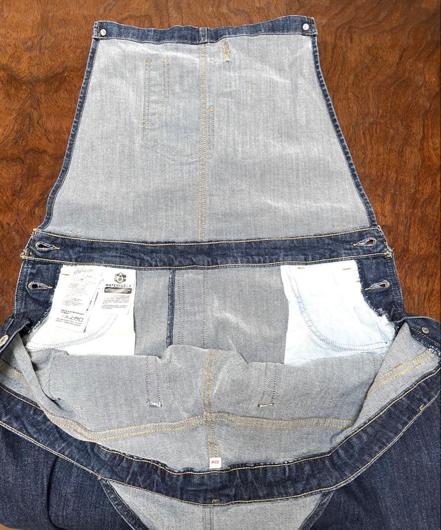 希少サイズ Levi's リーバイス デニムオーバーオール レディース 22W