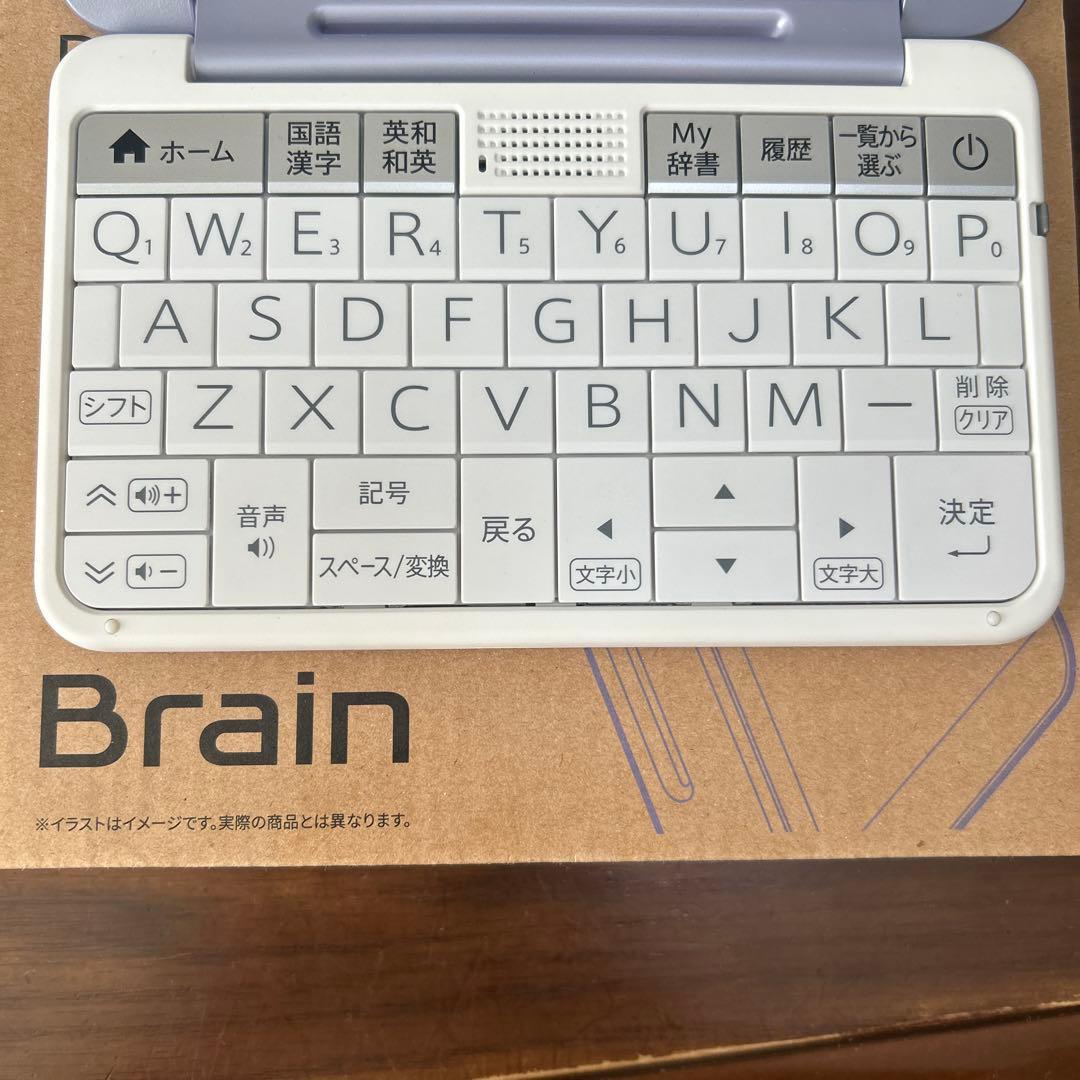 肉*ん様 SHARP PW-SH7-V 電子辞書 本体 バイオレット