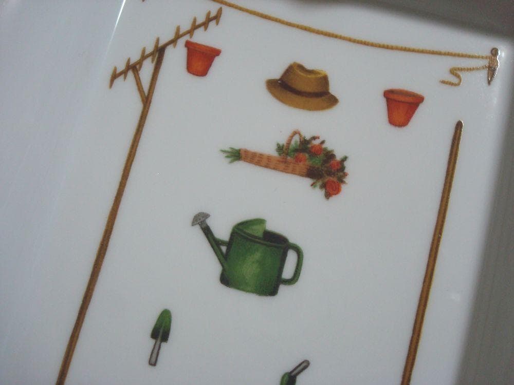 HERMES 　エルメス 　灰皿 　アッシュトレイ　ガーデニングデザイン