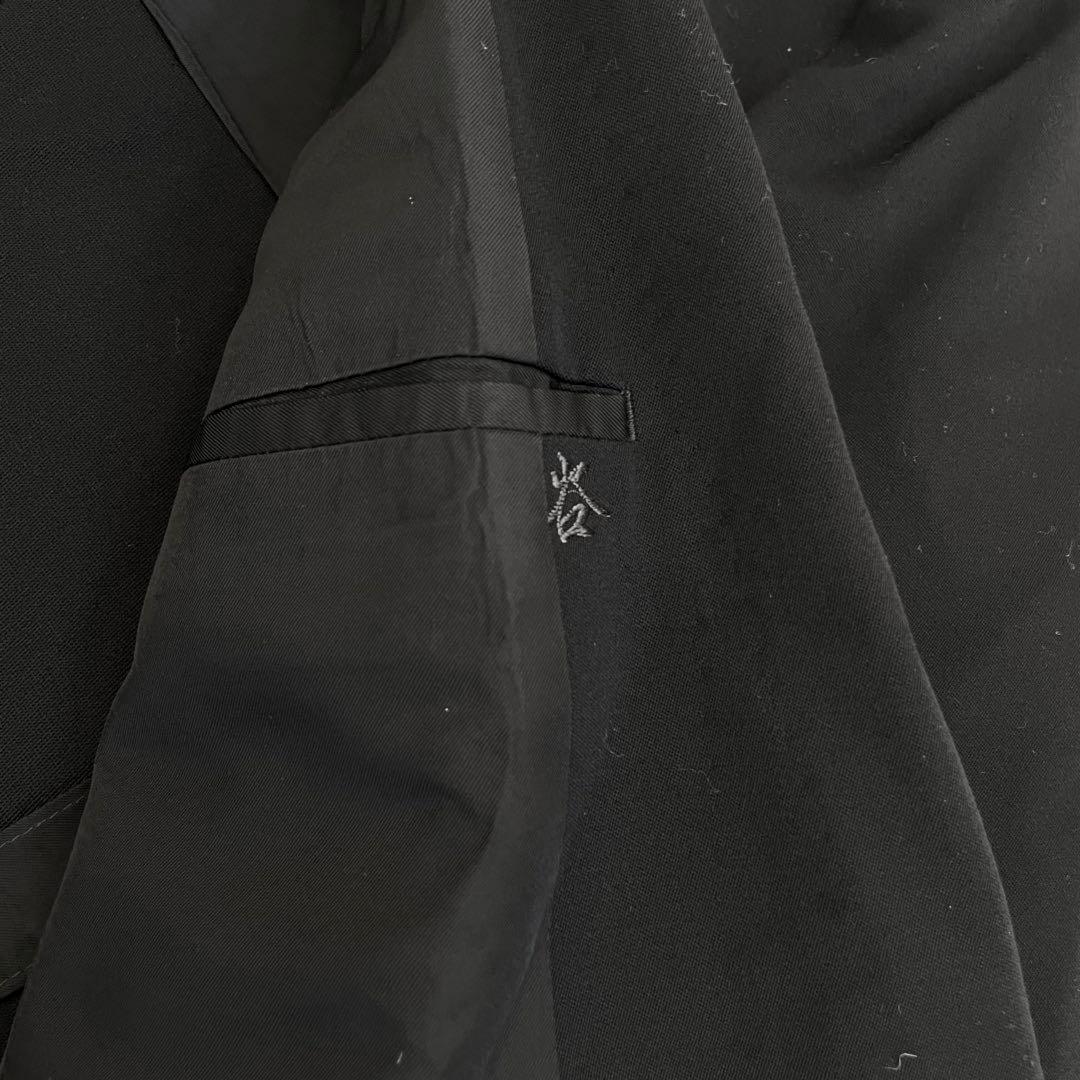 ダブルブレスト　スーツ セットアップ 上下　ブラック　3B モード　成人式