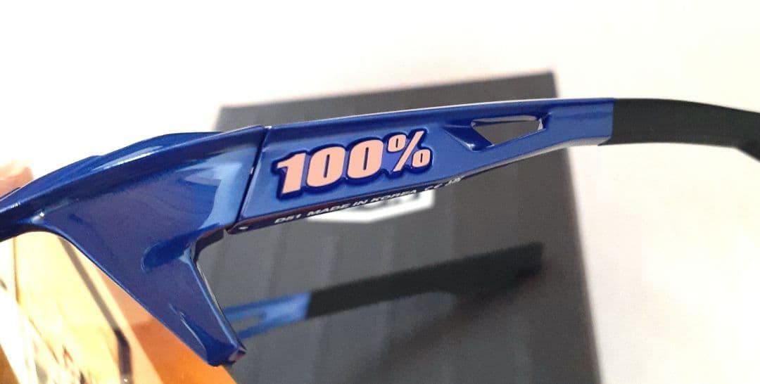 100% Speedcraft XS コバルトブルー ワンハンドレッド