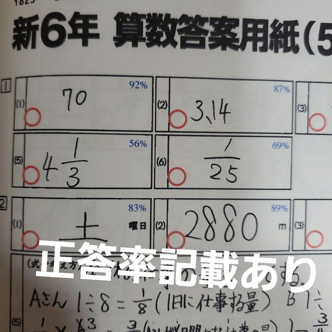 2024年　日能研　6年生　テスト　1年分　全国模試　育成テスト