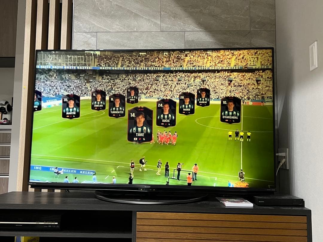 SHARPシャープ液晶テレビ4T-C60AM1 2018リモコン付 ジャンク品