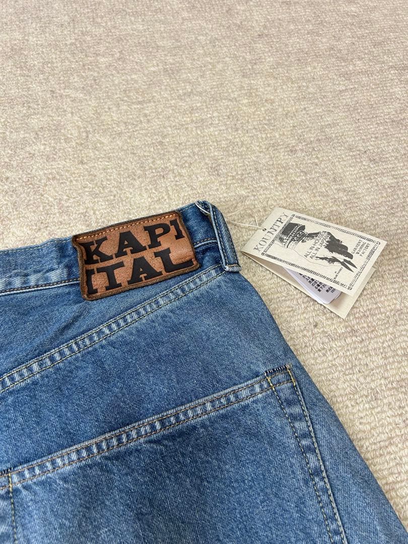 kapital 14ozデニム 5Pショートパンツ（BONE刺繍） Size36