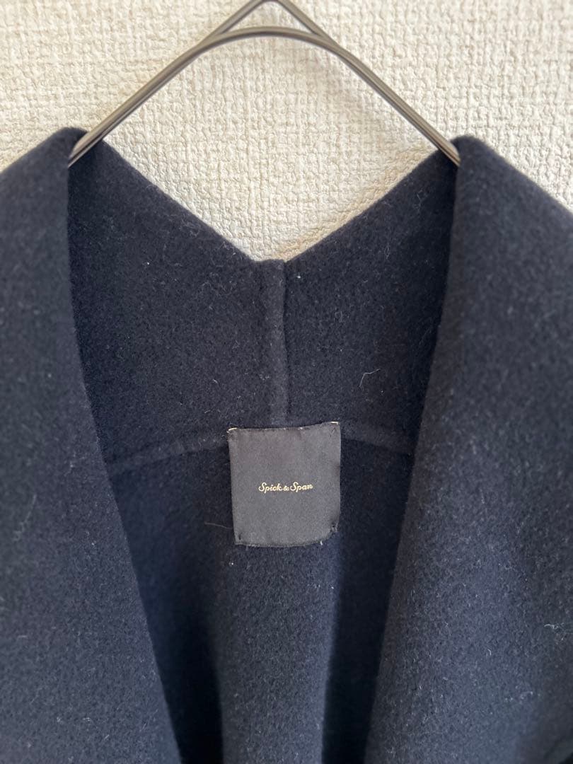 ✨Spick&Span ✨ダブルモッサ リバー フーディーコート　カシミヤ混