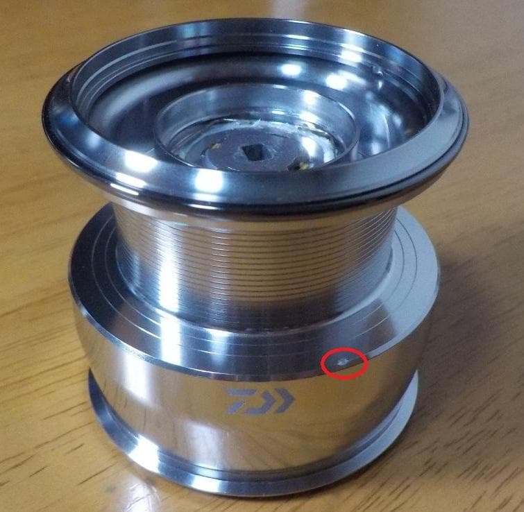 22イグジスト LT4000-XH 純正スプール ダイワ 傷あり品