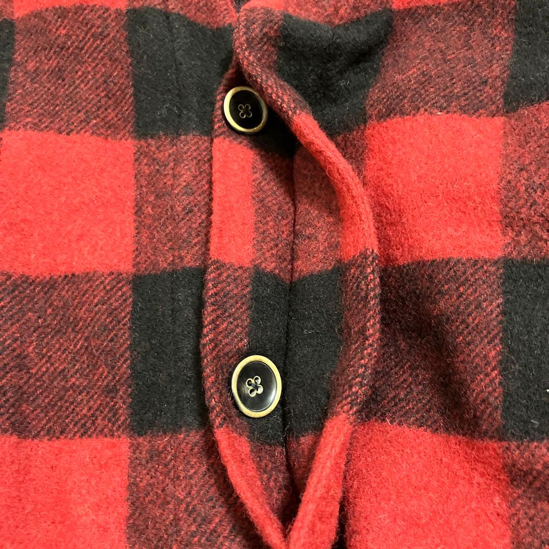 kapital キャピタル　バッファローチェック　ポンチョ　コート　1