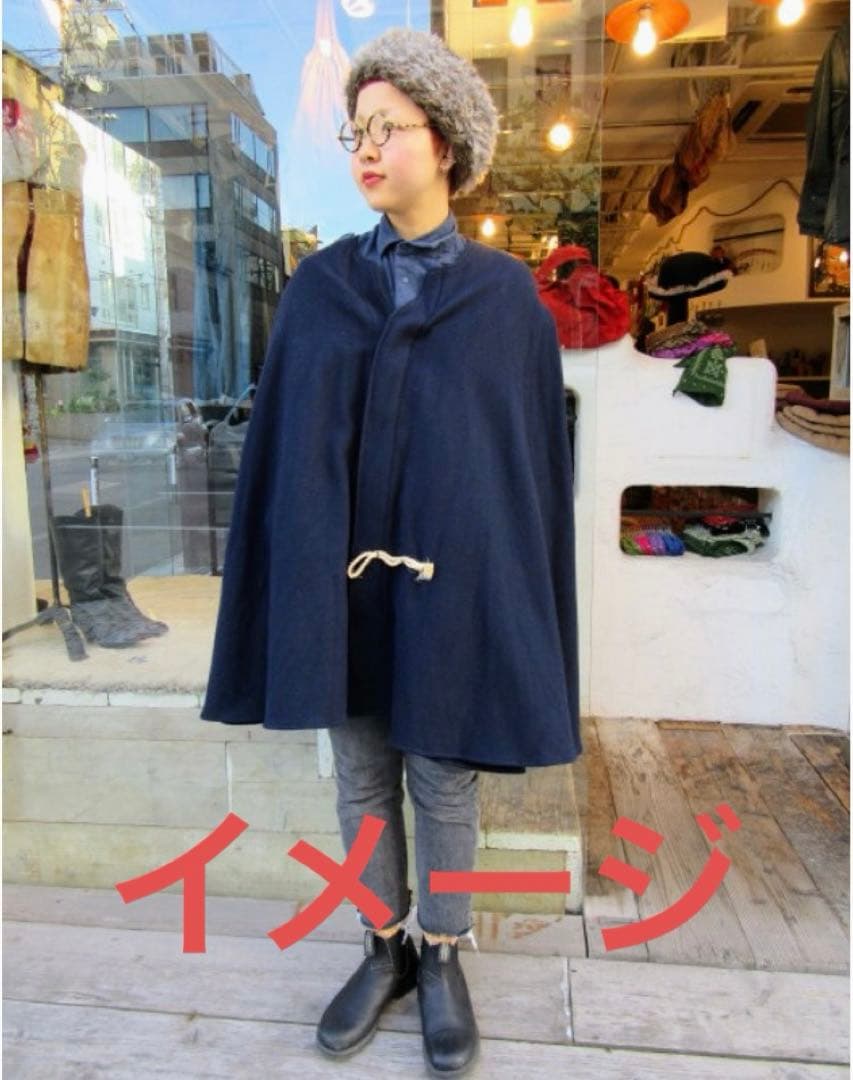 kapital キャピタル　バッファローチェック　ポンチョ　コート　1