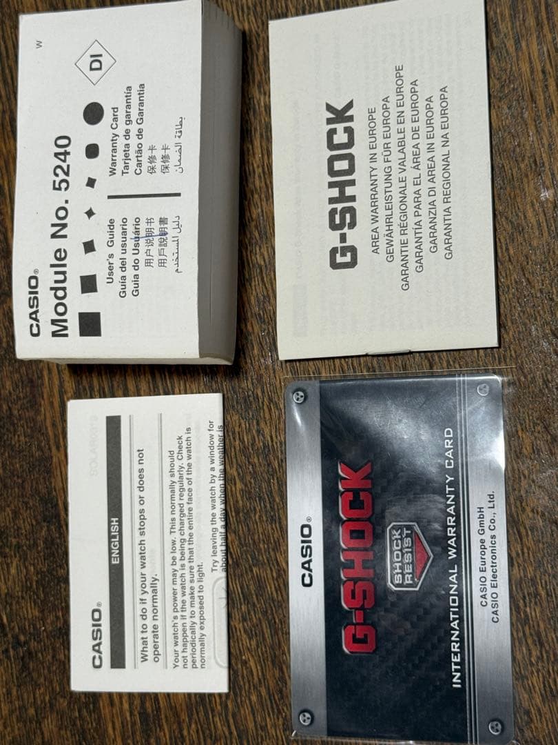 G-SHOCK ブラック/オレンジ デジタルアナログ