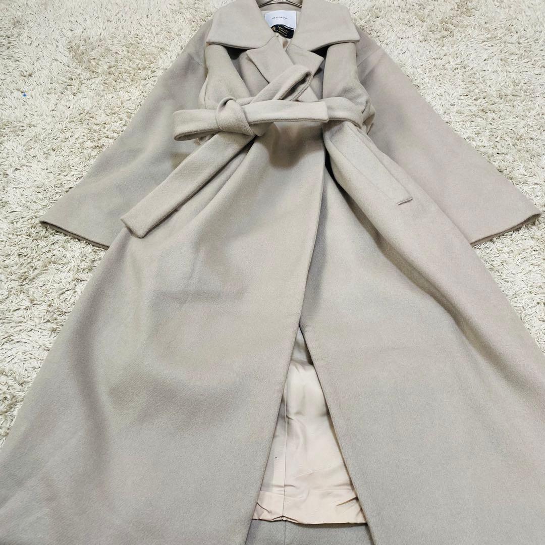 【タグ付き未使用】HELIOPOLE エリオポール　ビーバーロングコート　M