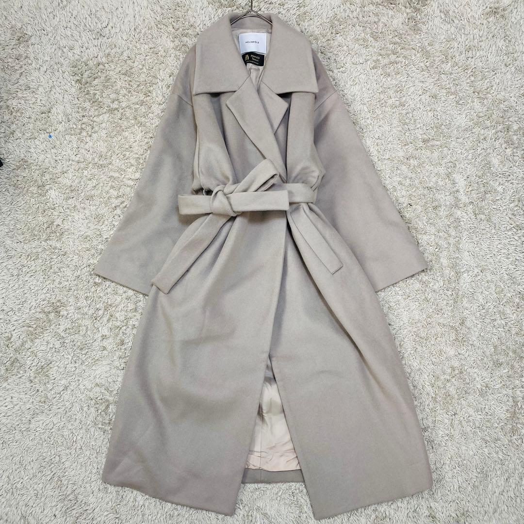 【タグ付き未使用】HELIOPOLE エリオポール　ビーバーロングコート　M