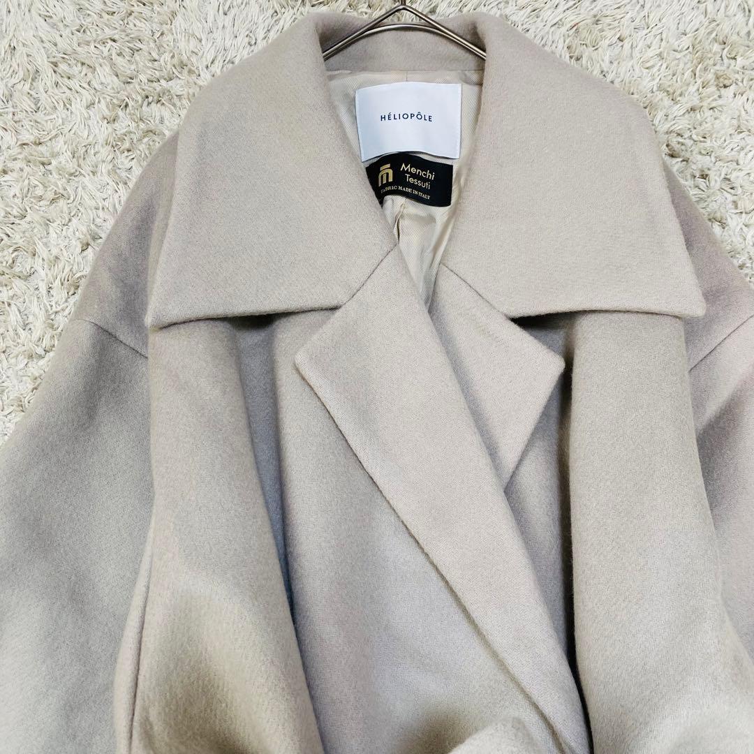 【タグ付き未使用】HELIOPOLE エリオポール　ビーバーロングコート　M