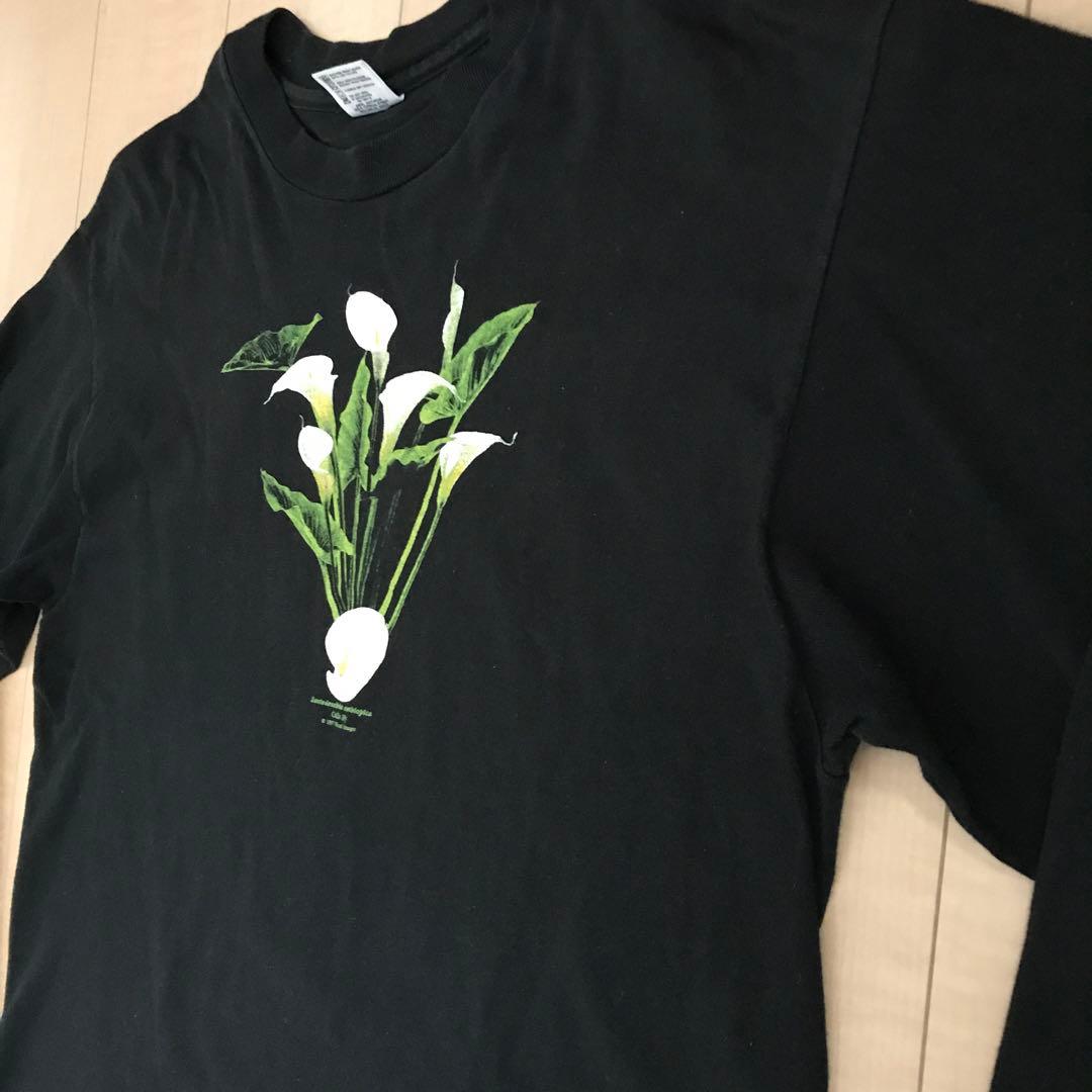 激レア カラーリリー 花 1997年製ヴィンテージ ロンT