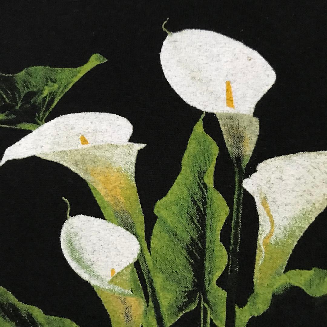 激レア カラーリリー 花 1997年製ヴィンテージ ロンT