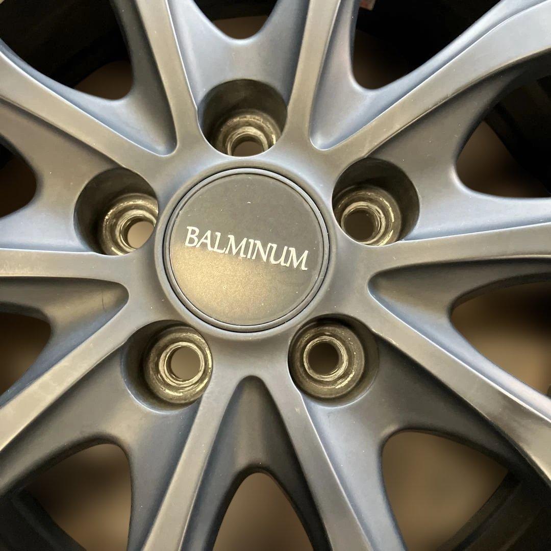 15インチ 6J 43 5×100 アルミホイール 4本セットBALMINUM