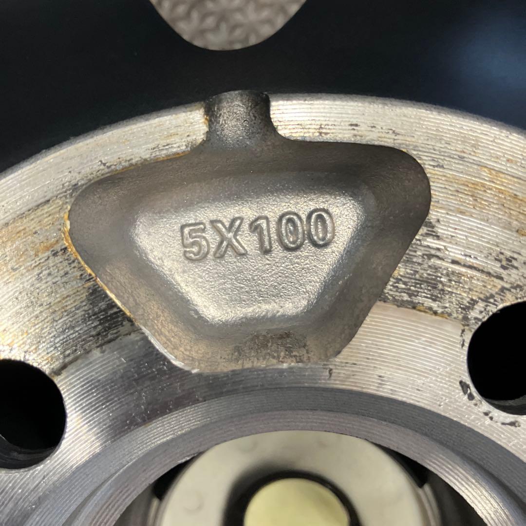 15インチ 6J 43 5×100 アルミホイール 4本セットBALMINUM