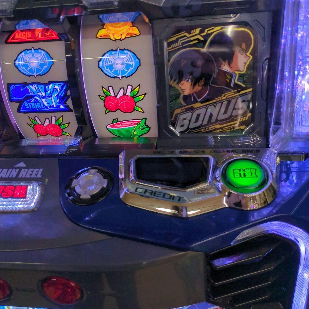 パチスロ実機　スマスロ機動戦士ガンダムSEED 簡易ユニット付　送料無料