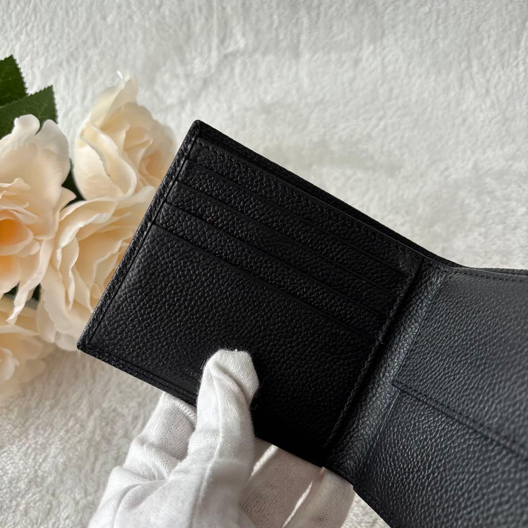 POLO RALPH LAUREN ポロラルフローレン 二つ折り財布 ブラック