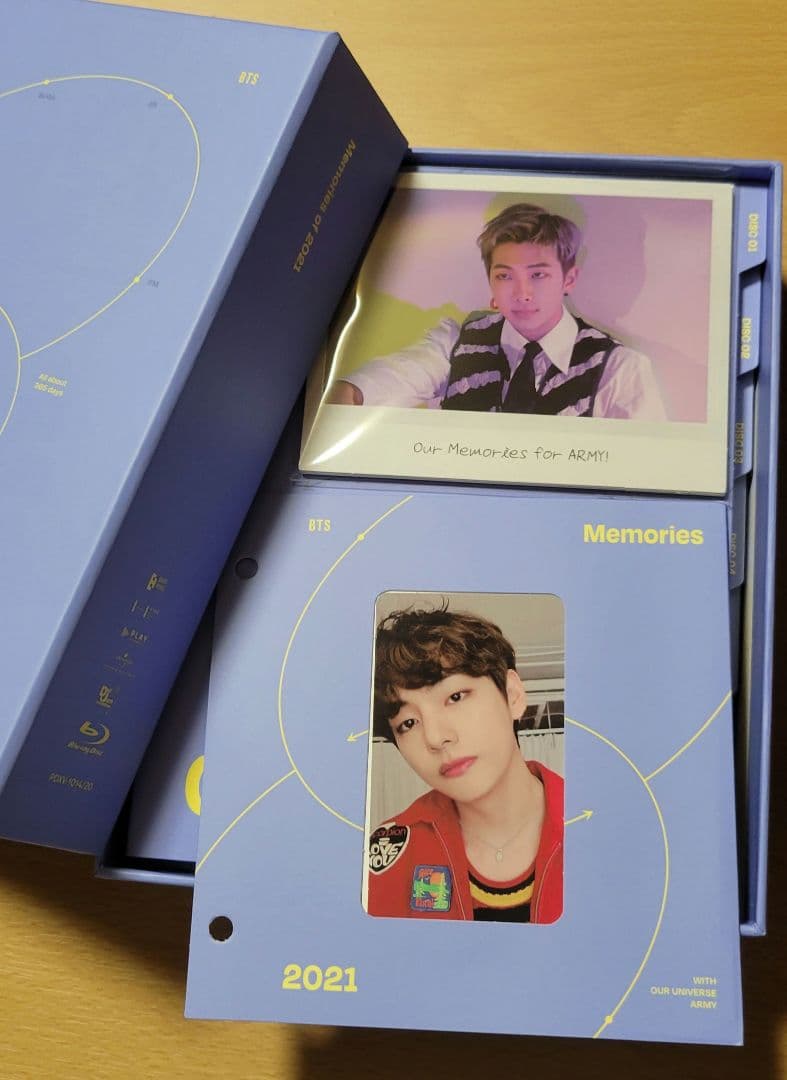 未使用① BTS memories 2021 Blu-ray テヒョン