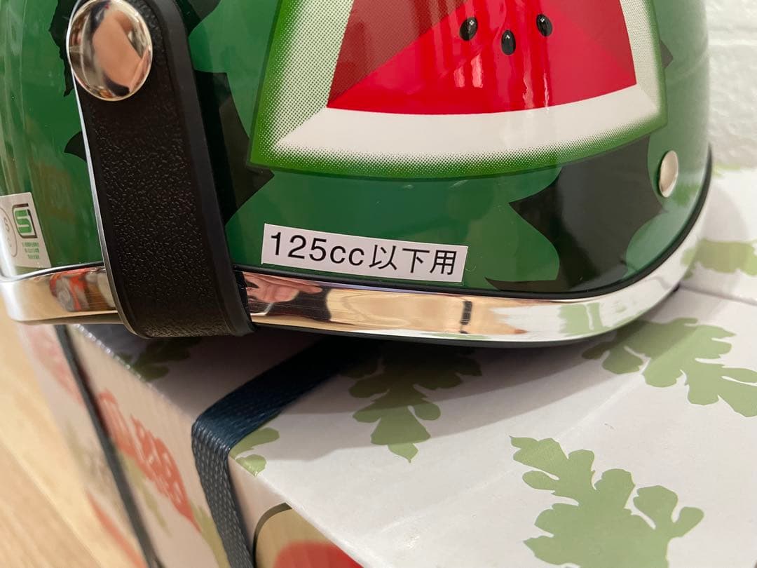 新品・未開封　リード工業　スイカヘルメット2 スイカ柄　バイク