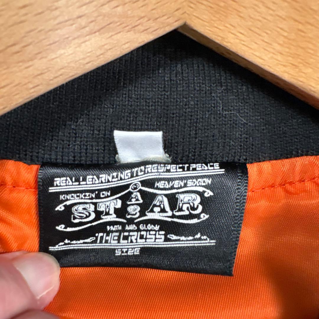 FLYING TIGERS フライングタイガー刺繍 フライトジャケットＬ黒