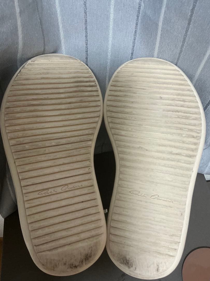 靴 rick owens ramones high bumper