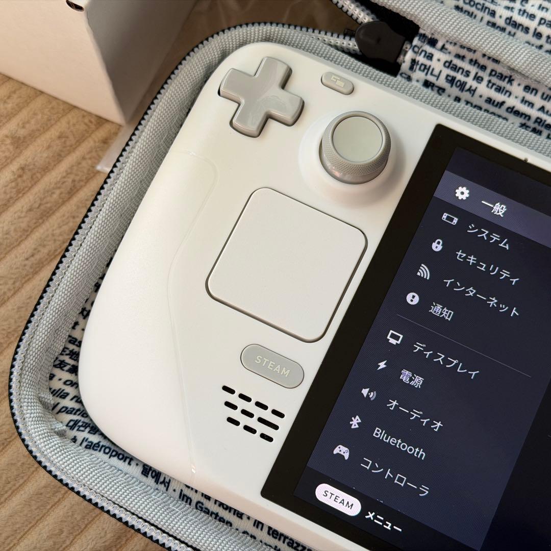【極美品】Steam Deck OLED1T限定ホワイトバージョン新品同様セット
