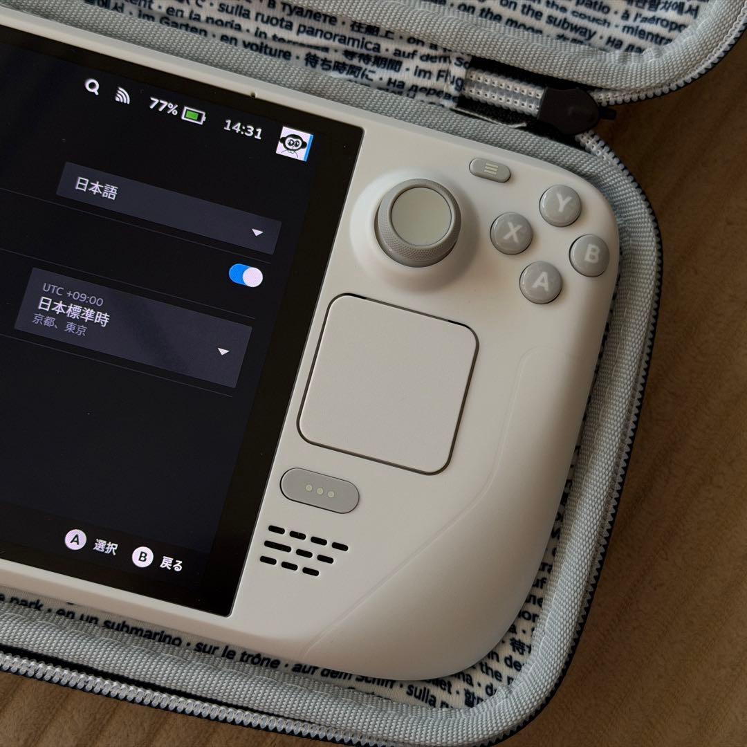 【極美品】Steam Deck OLED1T限定ホワイトバージョン新品同様セット